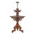 Early 20th Century Victorian Spinning Fretwork Freestanding Plant Stand For Sale