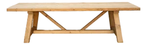 The Grand Tavern, 108" Reclaimed Wood Trestle Table