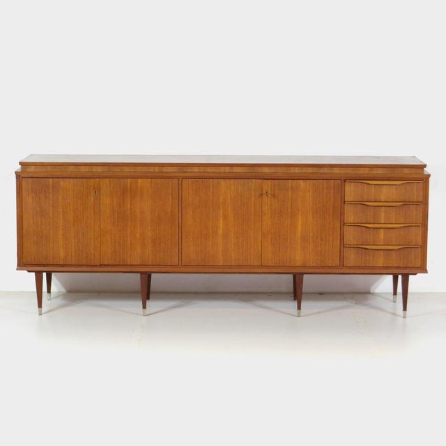Mid-Century Modern Sideboard in Teak, 1960s For Sale - Image 11 of 11