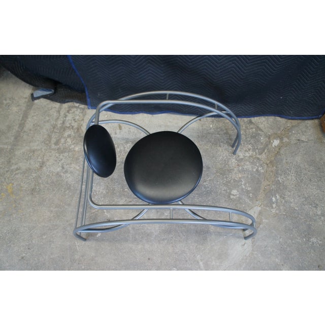 1990s Postmodern Quebec 69 Tubular Sculptural Spider Chair by Les Amisca 40 For Sale - Image 4 of 12