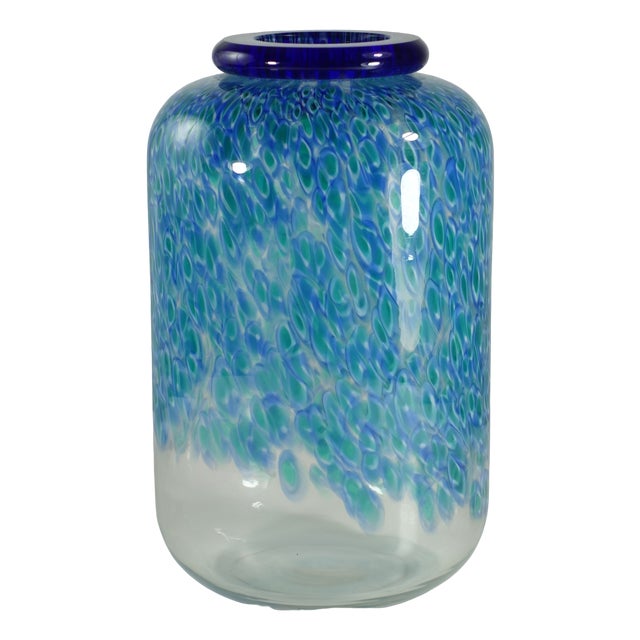 Italian Murano Glass Vase from Vistosi, 1970 For Sale