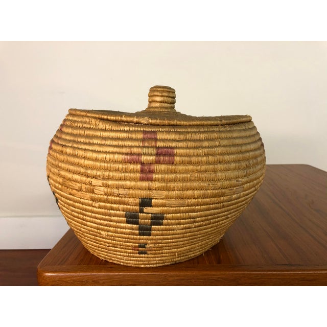 Vintage Native American Woven Basket From Alaska Chairish