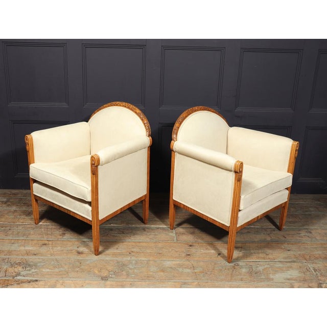 Set of French Art Deco Armchairs by Paul Follot, 1925 For Sale - Image 10 of 18