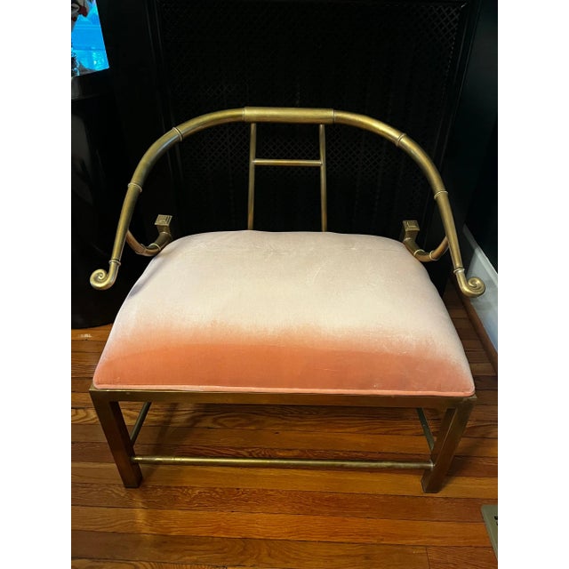 1960s 1960s Mastercraft Brass Empress Chair For Sale - Image 5 of 7