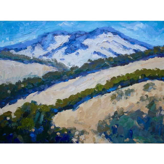 Mt. Diablo, Original Impressionist Landscape Oil Painting For Sale