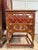 Vintage Moroccan Hand-Painted Carved Wood Throne Chairs - Pair For Sale - Image 9 of 18