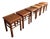Vintage Workshop Stools in Beech Wood, 1930s, Set of 6 For Sale