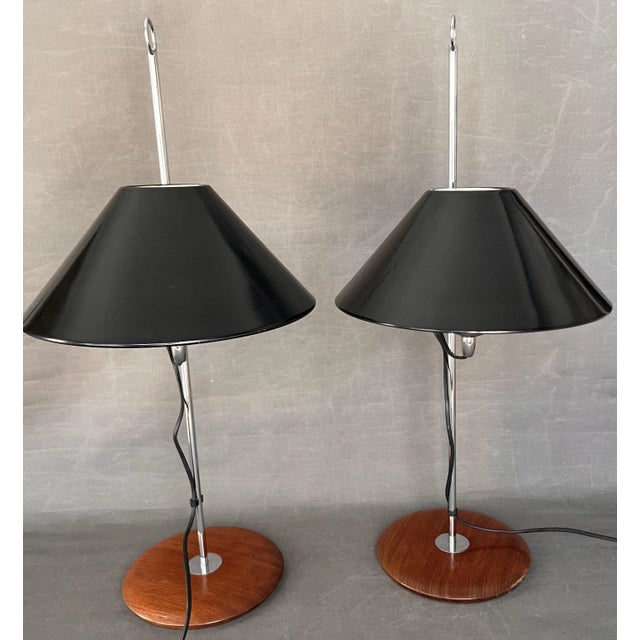1990s Table Lamps attributed to Joan Augé, 1990s, Set of 2 For Sale - Image 5 of 11