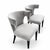 Klismos Set of 6 Upholstered Dining Chairs For Sale In San Diego - Image 6 of 6