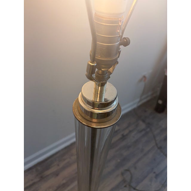 Restoration Hardware Vintage Glass Rod Floor Lamp For Sale - Image 10 of 16