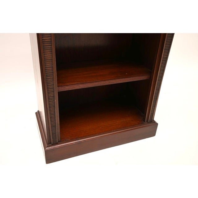 Antique Neoclassical Empire Style Open Bookcase, 1930 For Sale - Image 9 of 10