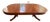 Grange Expanding Oval Pedestal Dining Table For Sale