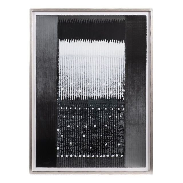 Heinz Mack, Winter, Screen Print on Handmade Paper, 1996 For Sale