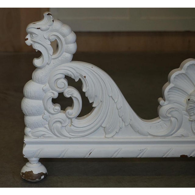 Late 19th Century Set of Elm Bed Frames with Ornate Hand Carved Detailing, 1880s For Sale - Image 5 of 18