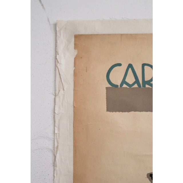 1930s 1930's Original Italian Advertisement Poster, Carta Utensili d'Ufficio (Office Utensils Paper), Alder For Sale - Image 5 of 5