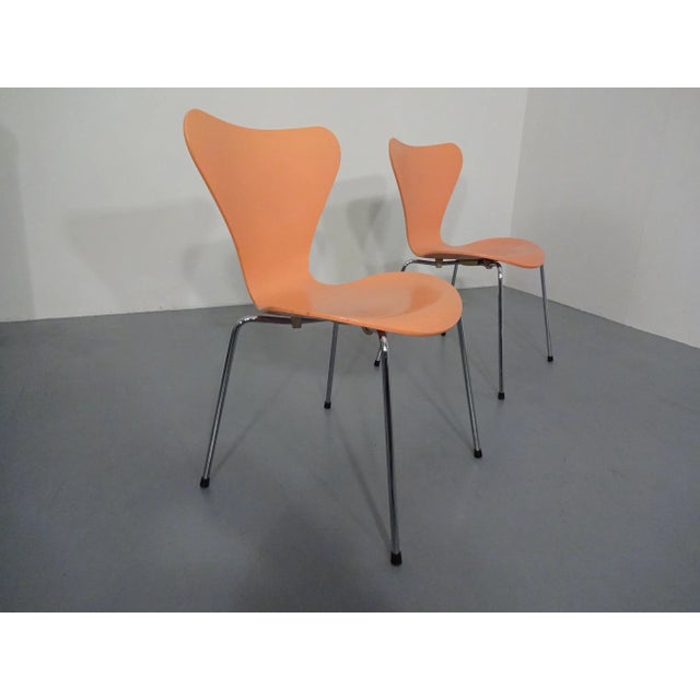 Danish 3107 Chairs by Arne Jacobsen for Fritz Hansen, 1994, Set of 2 For Sale - Image 18 of 18