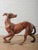 2020s Hand-Carved Wooden Dog Sculpture in Dynamic Running Pose For Sale - Image 5 of 5