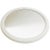 Glass Vintage Space Age Wall Mirror in White Plastic, 1970s For Sale - Image 7 of 7