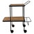 1950s French Two-Tier Metal and Wood Bar Cart With Bottle Holder For Sale - Image 15 of 18