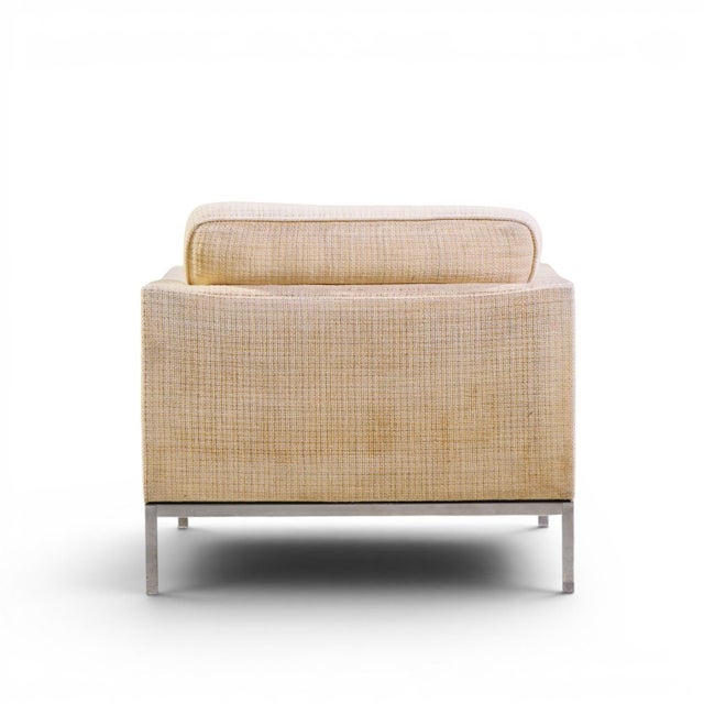 Florence Knoll Mid Century Relaxed Cube Club Lounge Chairs - Pair For Sale - Image 9 of 13