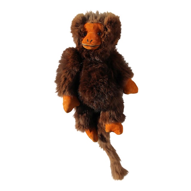 A Monkey in Leather and Rabbit Fur, 1960s, French or German For Sale