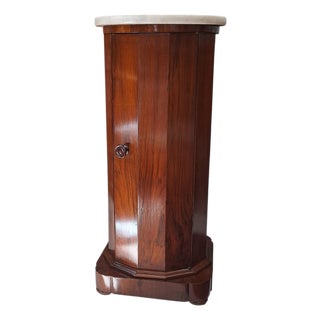 Antique Empire Walnut Column, 1800s For Sale