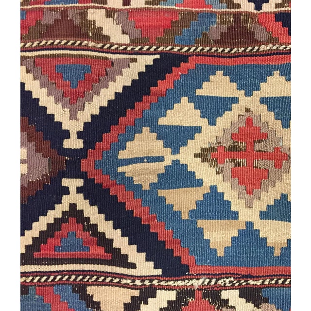 Vintage Caucasian Shirvan Kilim, 7ft X 11ft 8in For Sale - Image 11 of 12
