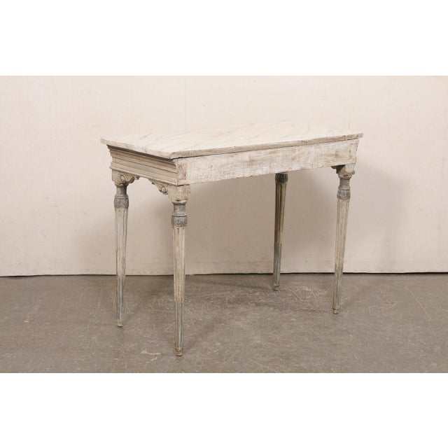 18th C. Italian Console W/Faux Marble Top For Sale - Image 12 of 12