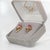 2020s 1.5cts Pink Sapphire Stud Earrings With Natural Diamonds Accents: Solid 14k Gold, A Pair For Sale - Image 5 of 9
