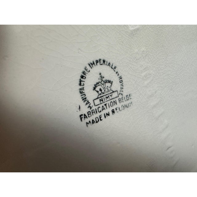 Vintage Faux Bamboo Vase from Manufacture Imperiale et Royale de Nimy, 1950s For Sale - Image 10 of 11