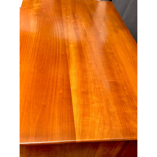 Late 20th Century Stickley Solid Cherry Nine-Drawer Tall Chest For Sale - Image 9 of 12
