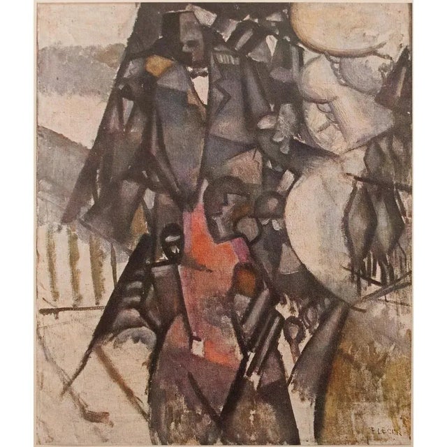 Abstract 1947 After Fernand Léger "Circus", First Edition Period Parisian Offset Lithograph For Sale - Image 3 of 8