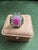Pink Bochic “Orient” Vintage Ruby, Sapphire & Multi Gem Ring - 18K Gold & Silver For Sale - Image 8 of 15