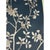 Chinoiserie Hand-Painted Midnight Black Floral & Bird Wall Panels, Set of 6 For Sale - Image 3 of 4