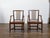 English Pair of English Early 19th Century Plank Seat Chairs with Scrolling Arms For Sale - Image 3 of 12