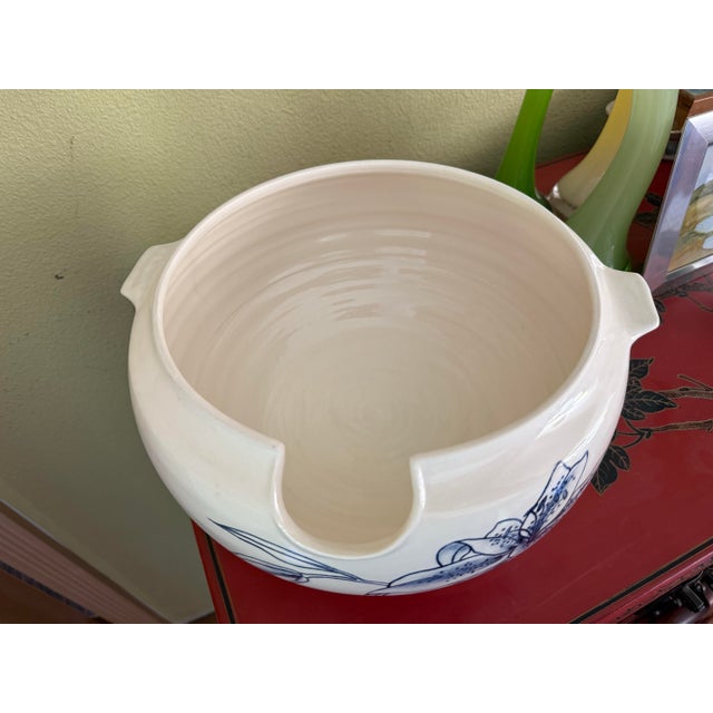 1990s Americana Handpainted Signed Lidded Tureen For Sale - Image 9 of 11
