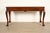 Baker Furniture Georgian Carved Mahogany Console or Sofa Table, Newly Refinished For Sale - Image 12 of 16
