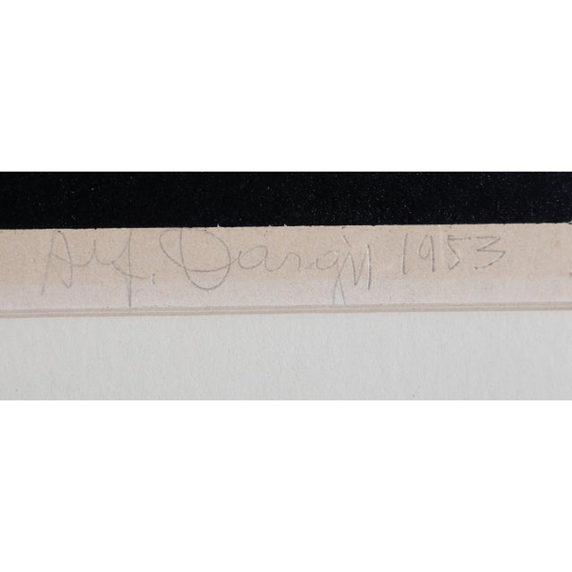 Three Islands Alfonsas Dargis Year: 1953 Size: x Framed size: 34 x 25 inches Linocut, signed and numbered in pencil 16681