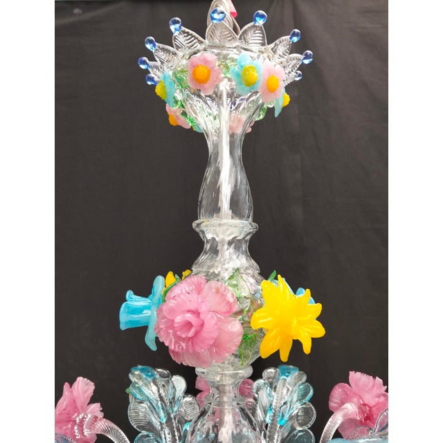 Vintage Chandelier in Murano Glass, 1980s For Sale - Image 13 of 18