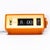 ➝ vintage 1970s copal 701 flip clock in warm orange with 24-hour alarm — fully working, classic japanese design, retro...