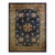 1920s Navy Blue Antique Greek Key Medallion Chinese Peking Carpet Rug 10'x 13'6" For Sale