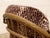 Burnt Umber Vintage Tiki Bamboo Lounger With Leopard Print Upholstery For Sale - Image 8 of 12