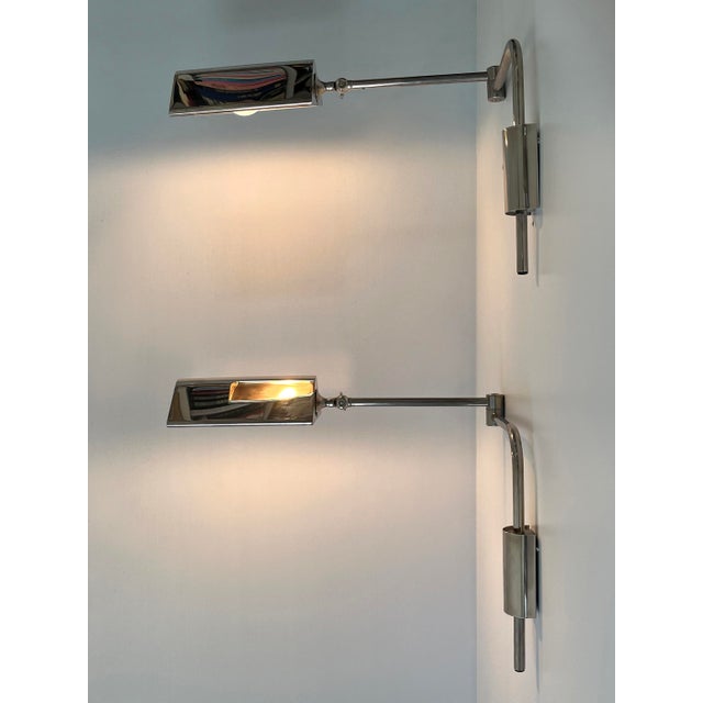 Articulated Wall Lamps or Reading Lights by Florian Schulz, 1970s, Set of 2 For Sale - Image 12 of 18