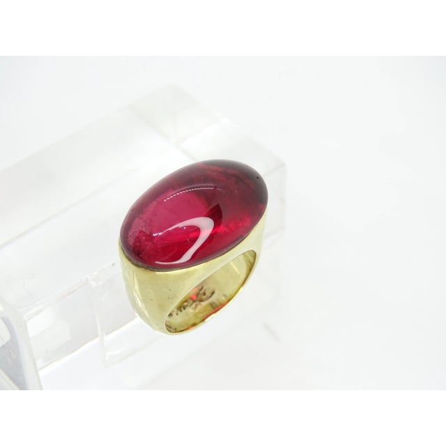 Ring in Plated Silver and Crystal from Daum, France, 1990s For Sale - Image 13 of 18