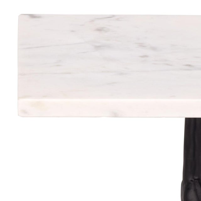 Spritely Home Warso Marble Side Table In For Sale - Image 4 of 8