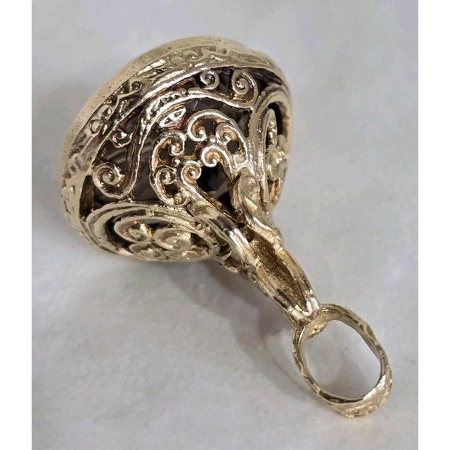 Mid-Century 9ct Gold Charm and Seal from Franklin Mint, London, 1967 For Sale - Image 10 of 18