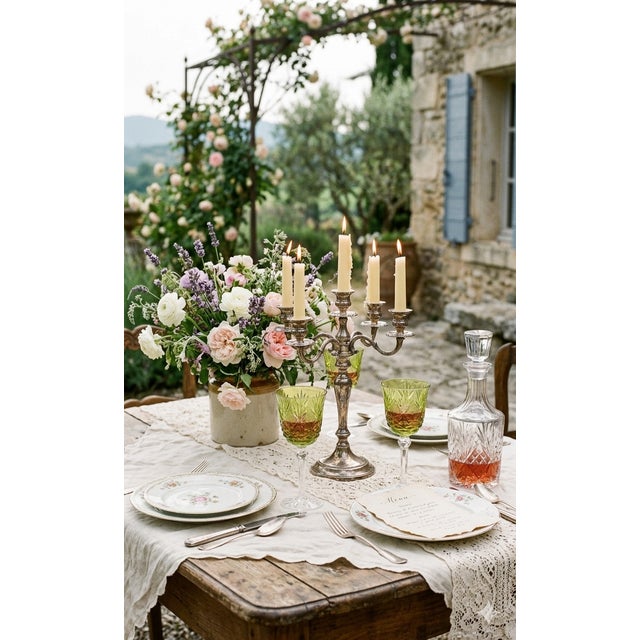 Glass Vintage Bohemian Lime Peridot Cut to Clear Wine Water Goblet, 1950s, Set of 10 For Sale - Image 7 of 8