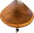 1920s English Regency Style Tripple Pedestal Dining Table For Sale - Image 4 of 11
