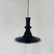 Black Opal Glass P&T Pendant Lamp by Michael Bang for Holmegaard, Denmark 1970s For Sale - Image 10 of 10