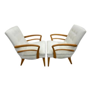 1960s Pair of Italian Modern Lounge Chairs by Paolo Buffa For Sale